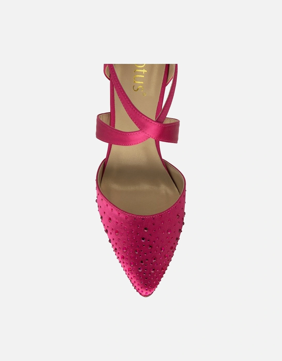 Leona Womens Strappy Court Shoes