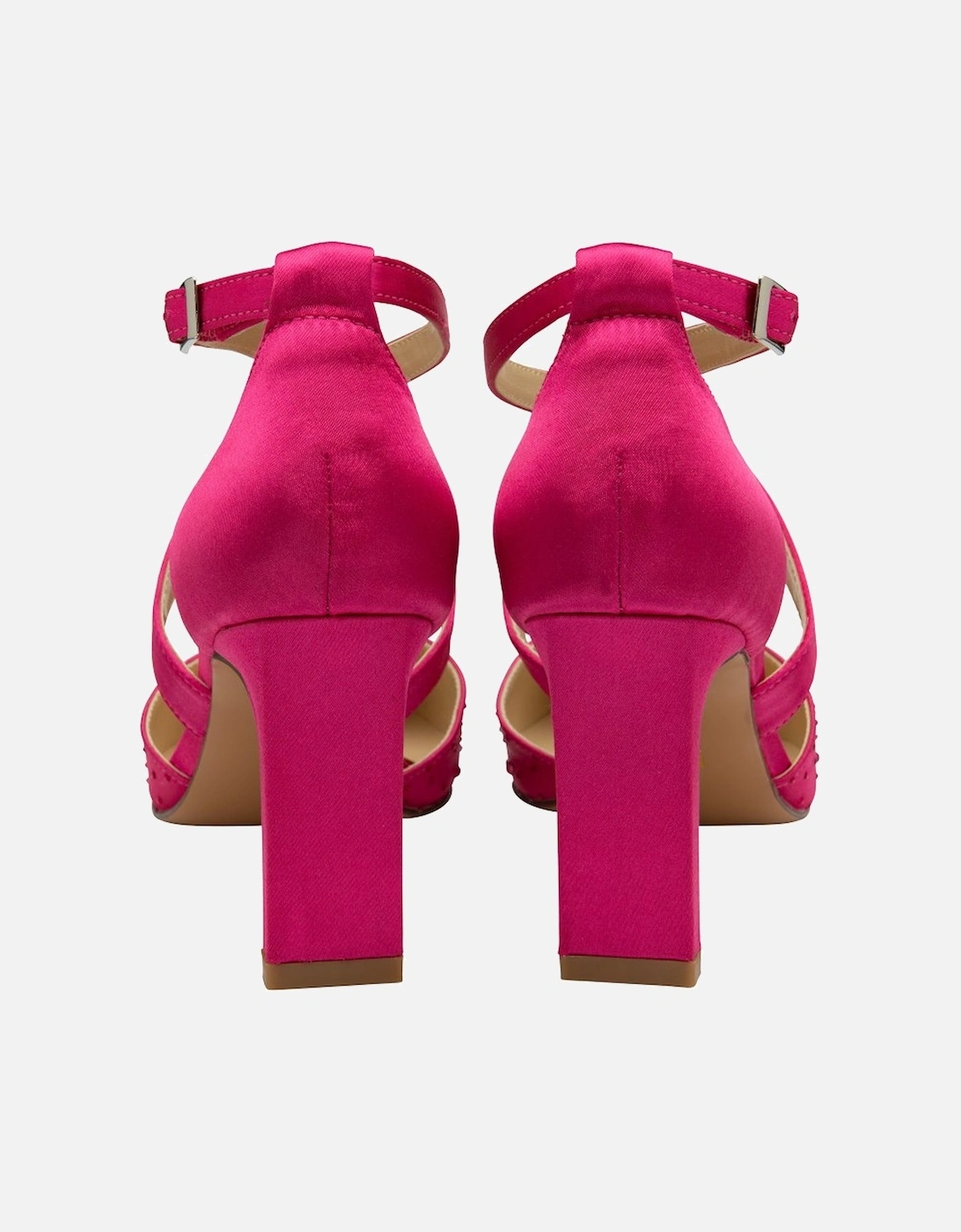 Leona Womens Strappy Court Shoes