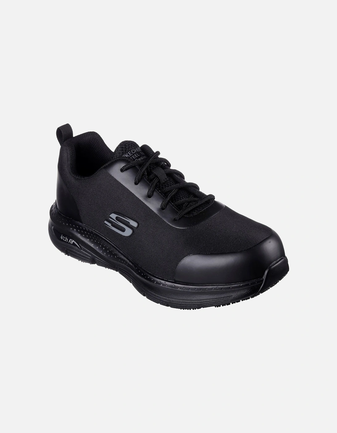 Skechers Men's Arch Fit SR Ringstap Mens Safety Trainers - Black - Size: 10