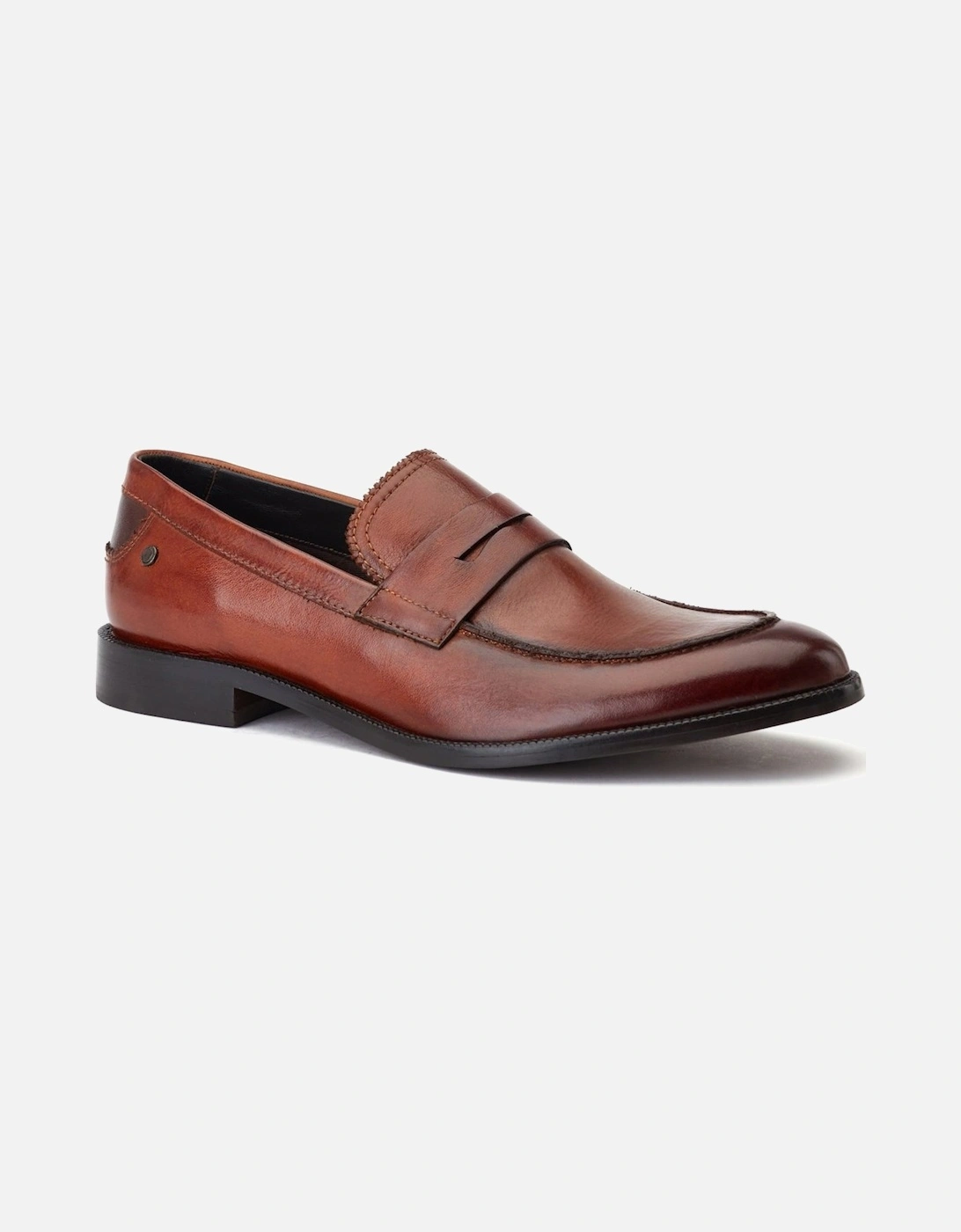 Danbury Mens Penny Loafers, 6 of 5