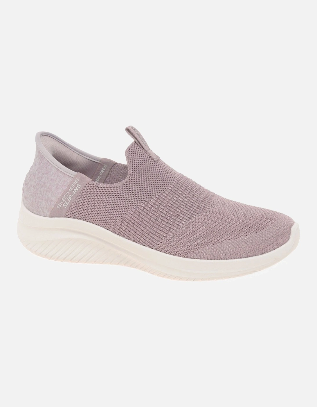 Skechers Women's Mauve Textile Flex 3 Smooth Step Trainers - - : Size 6