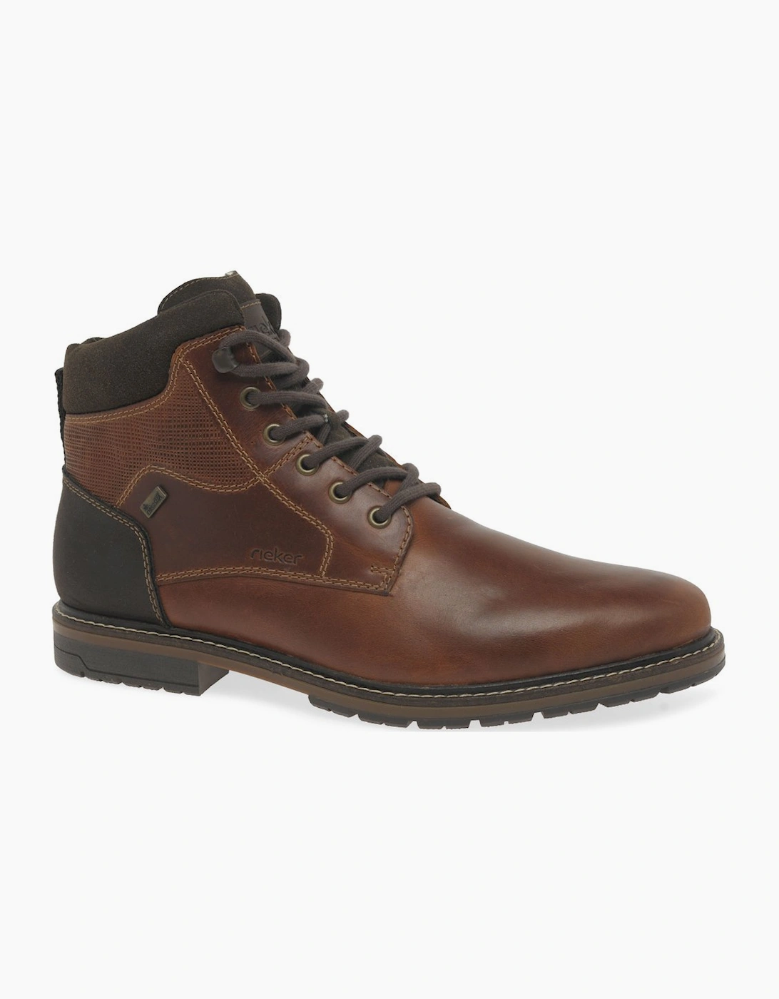 Rieker Men's Brown Lennox Boots - Size: 6.5