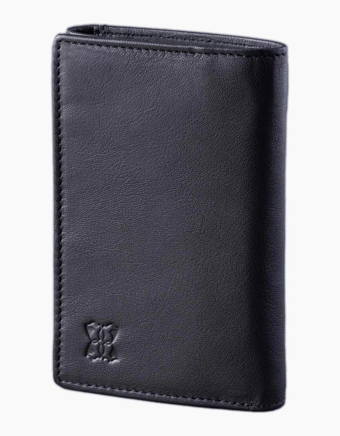 Bowston Leather Tri-Fold Wallet - Black - Size: ONE size