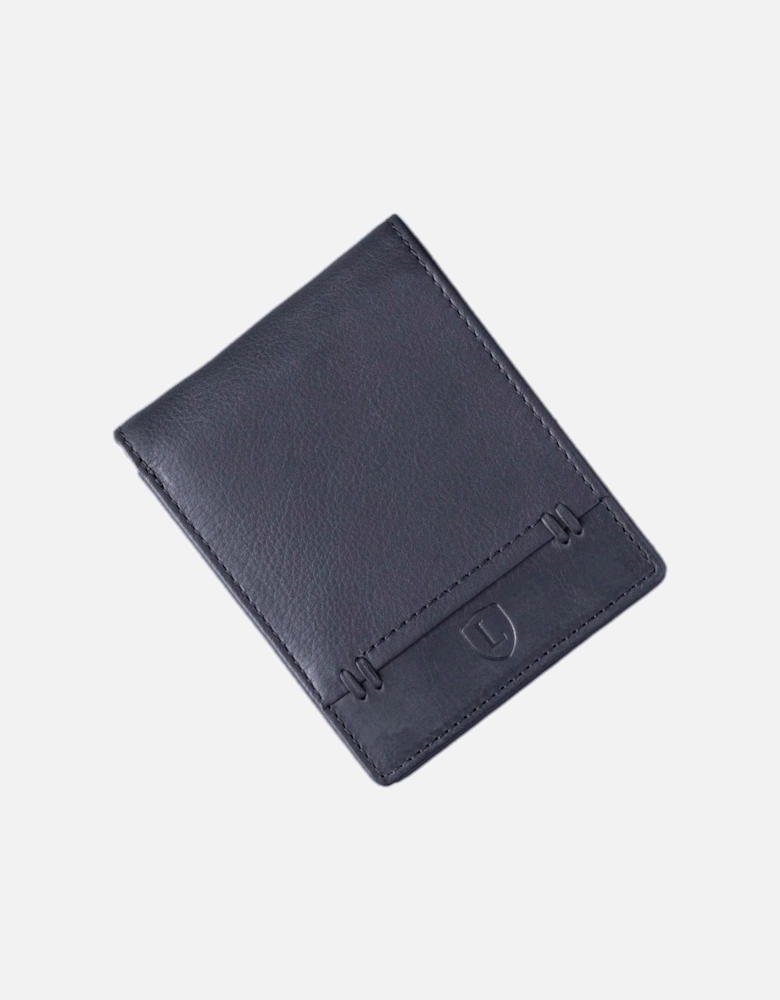 Stitch Leather Bi-Fold Wallet