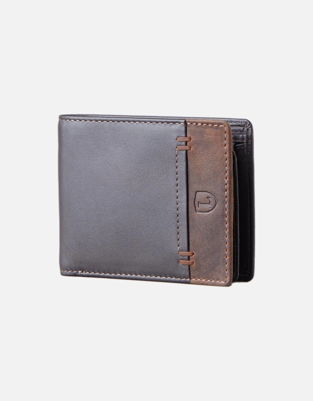 Stitch Leather Bi-Fold Wallet