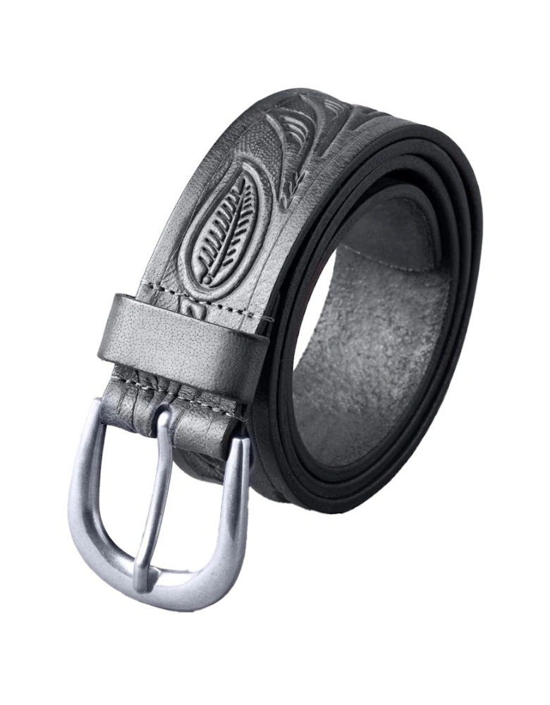 Embossed Leather Belt