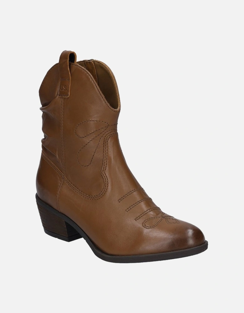 Daphne 49 Womens Western Style Cowboy Ankle Boots