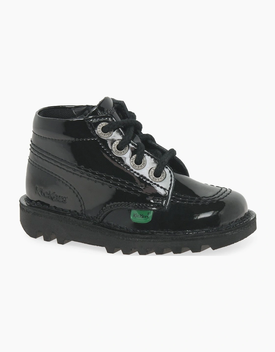 Kickers Girls Black  Chi Zip Infant Boots - Size 7 Kids