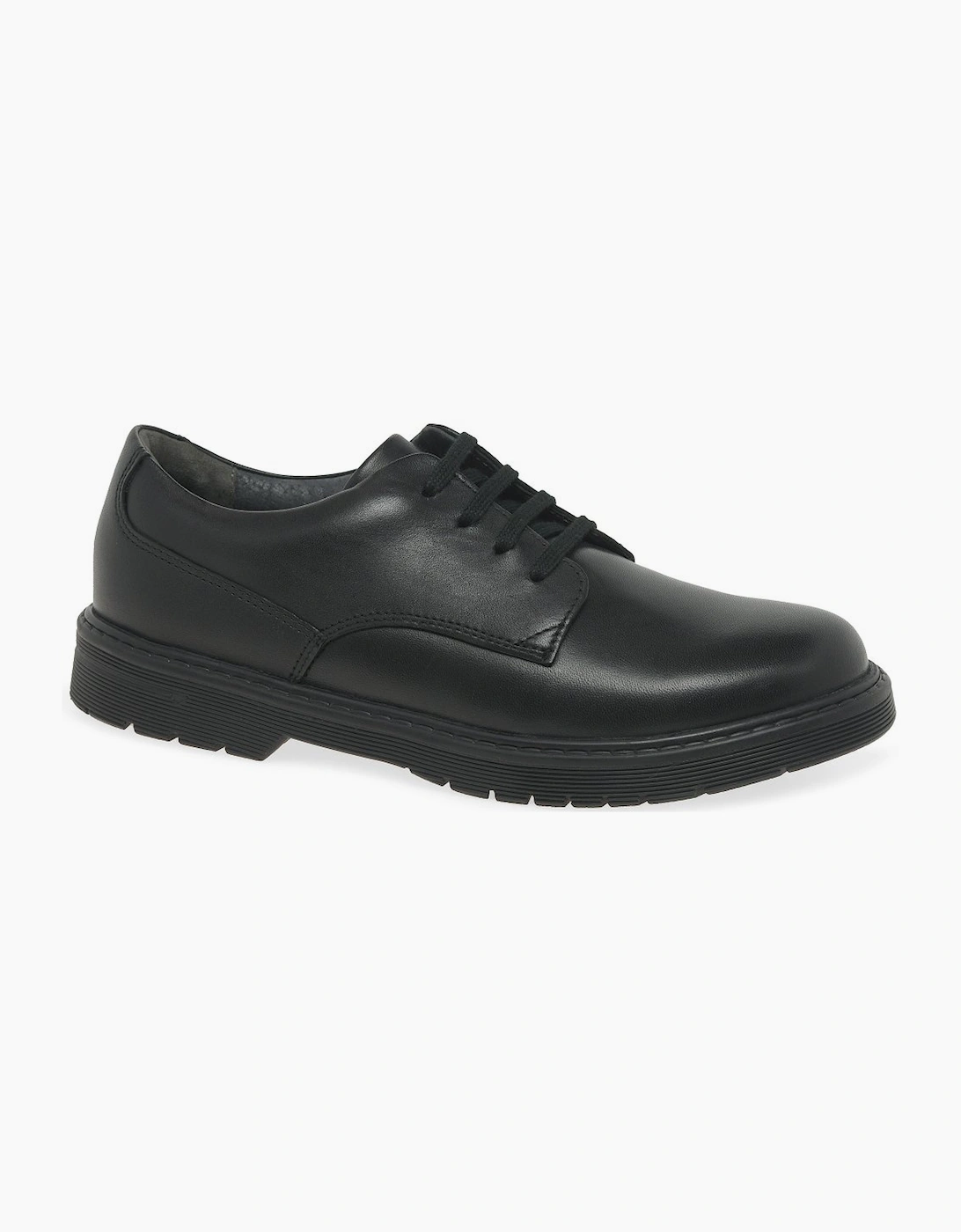 Start-Rite Boys Black 'S Glitch Senior School Shoes - Size: 6.5 (Older)/G (Wide) Kids