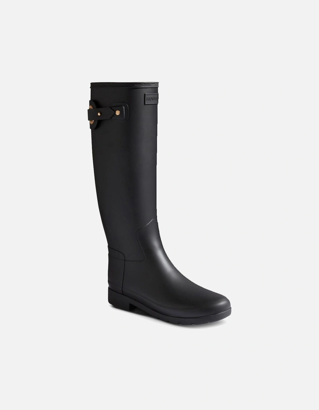 Refined Tall Eyelet Buckle Womens Wellingtons, 4 of 3