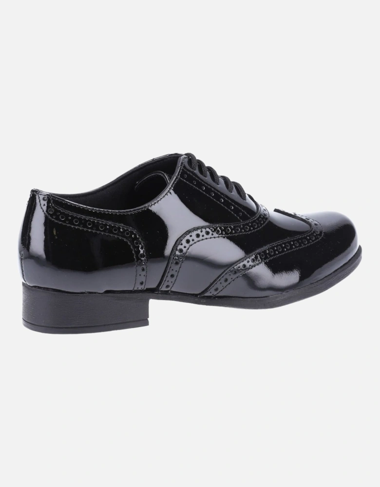 Kada Patent Junior Girls School Shoes