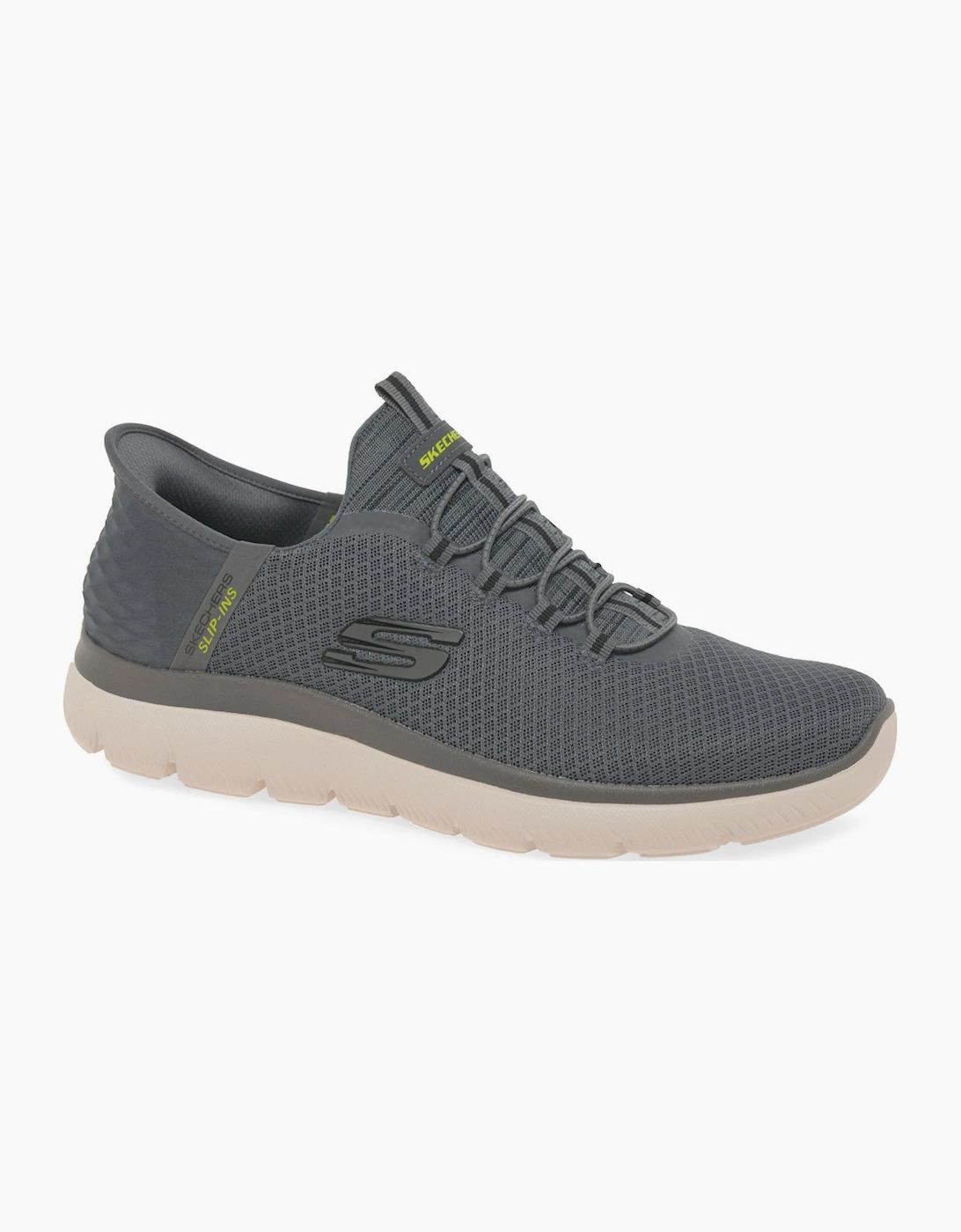 Skechers Men's Black Slip-In Summits Trainers - Size: 7