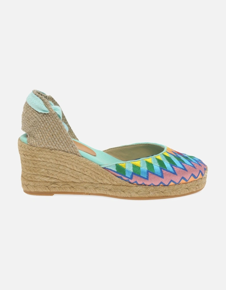 Lolita Womens Wedge Heel Espadrille Sandals