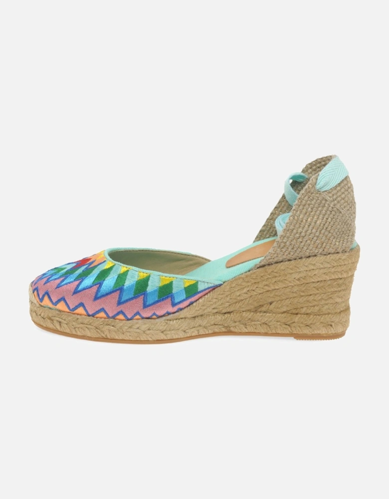 Lolita Womens Wedge Heel Espadrille Sandals