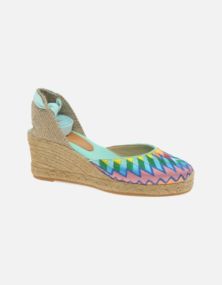 Lolita Womens Wedge Heel Espadrille Sandals