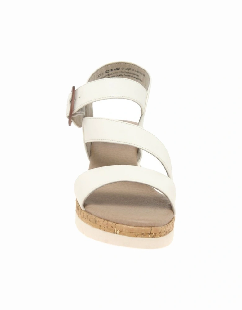 Lime Womens Wedge Heel Sandals