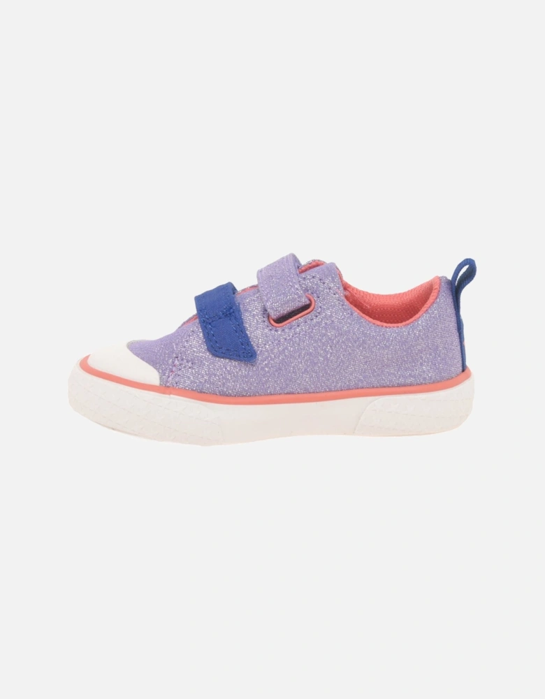 Foxing Play T Girls Infant Canvas Trainers