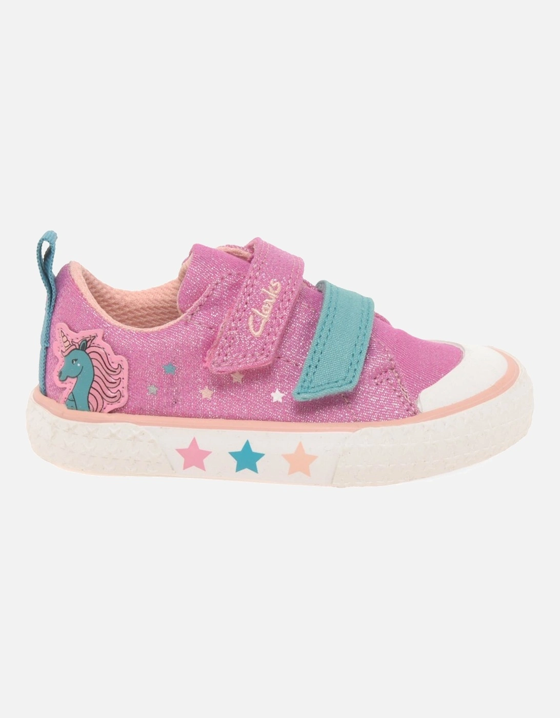 Foxing Play T Girls Infant Canvas Trainers