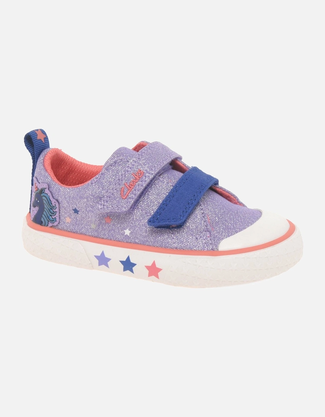 Foxing Play T Girls Infant Canvas Trainers, 7 of 6