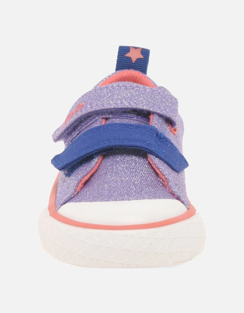 Foxing Play T Girls Infant Canvas Trainers