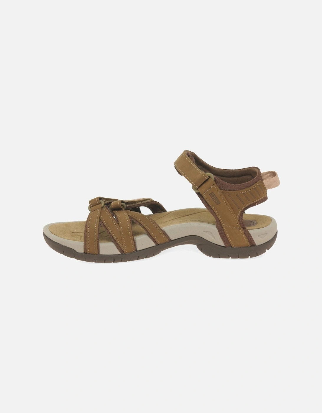 Tirra Leather Womens Riptape Sandals