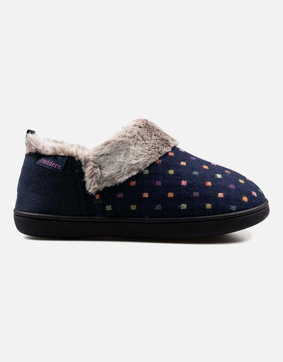 Padders Women's Navy Dora Slippers Size 5