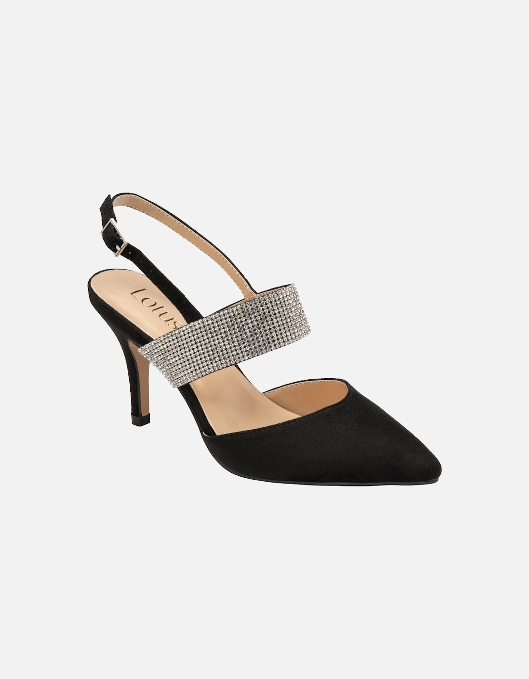 Violette Womens Slingback Court Shoes, 5 of 4