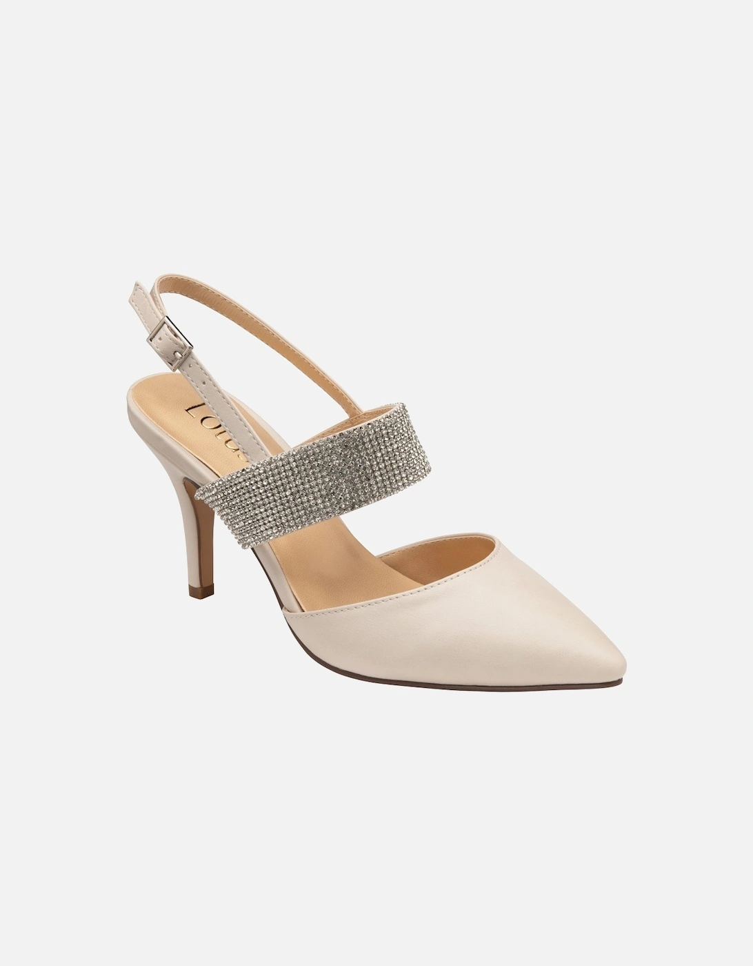 Violette Womens Slingback Court Shoes, 5 of 4