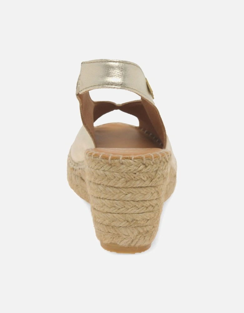 Laila Womens Wedge Heel Espadrille Sandals