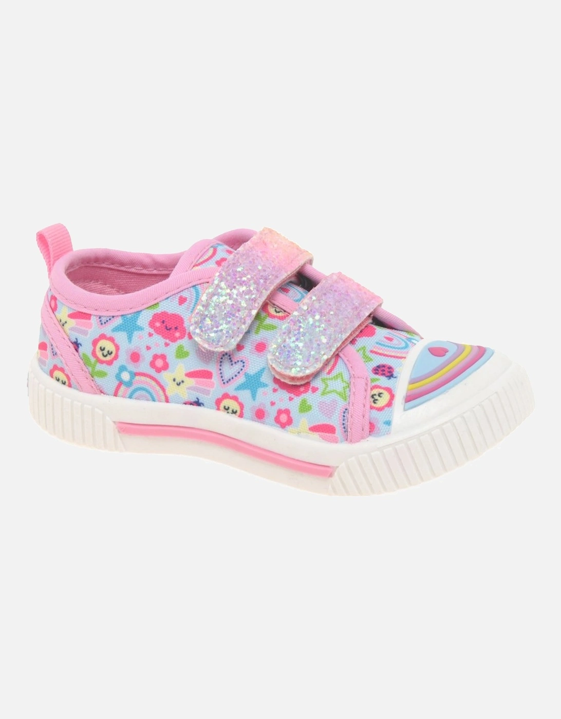 Rosie Girls Infant Canvas Shoes, 6 of 5