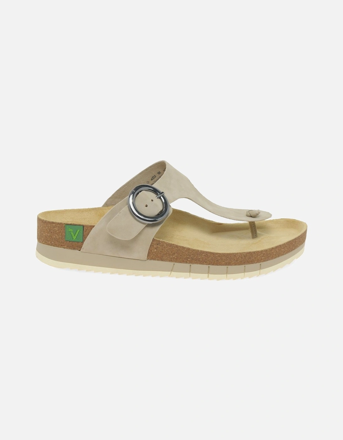 Peach Womens Toe Post Sandals