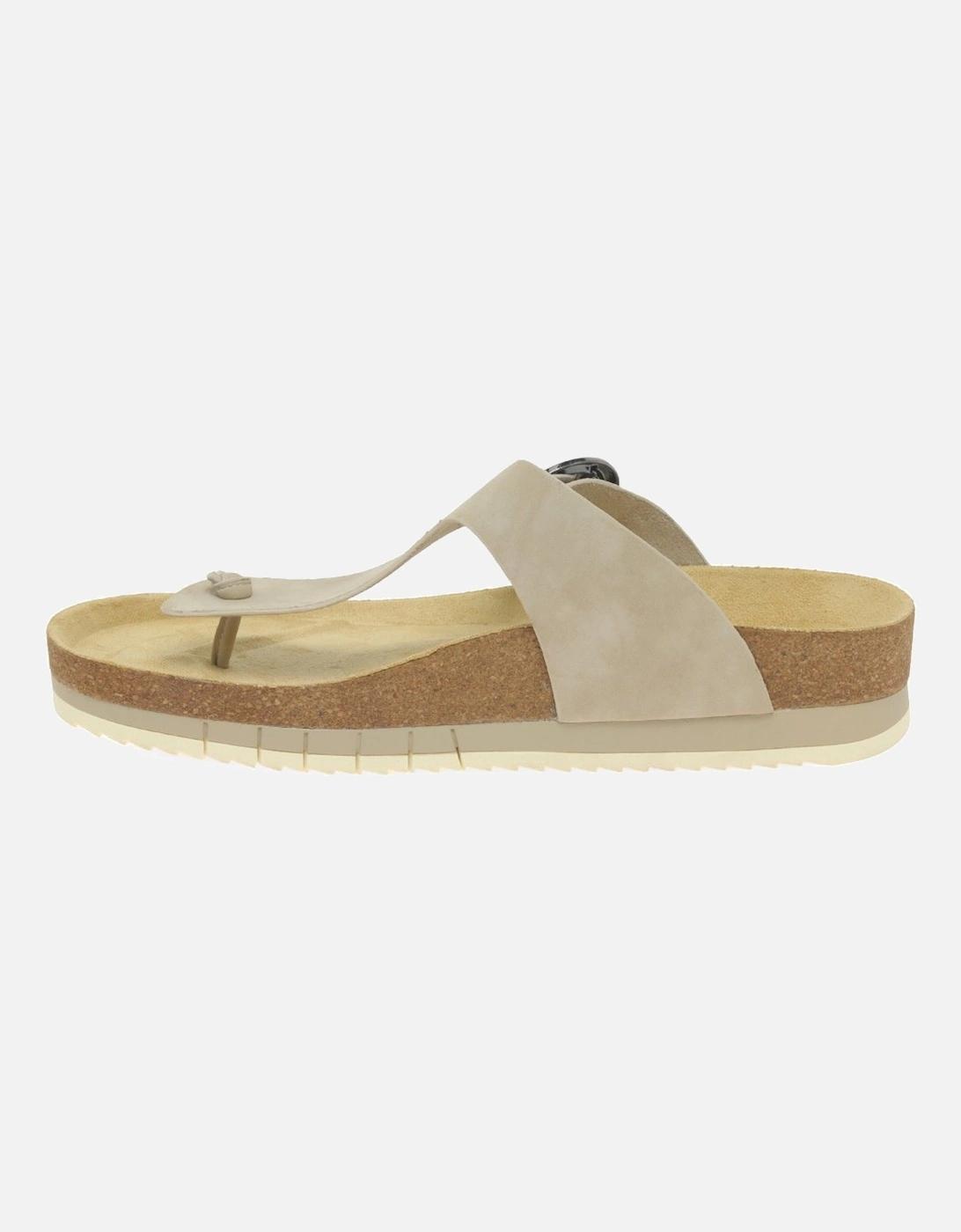 Peach Womens Toe Post Sandals