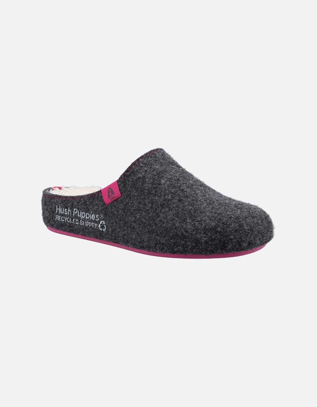 Hush Puppies Women's Grey The Good 90% Recycled Rpet Synthetic Charcoal Slippers Uk Size 4 - Image 8