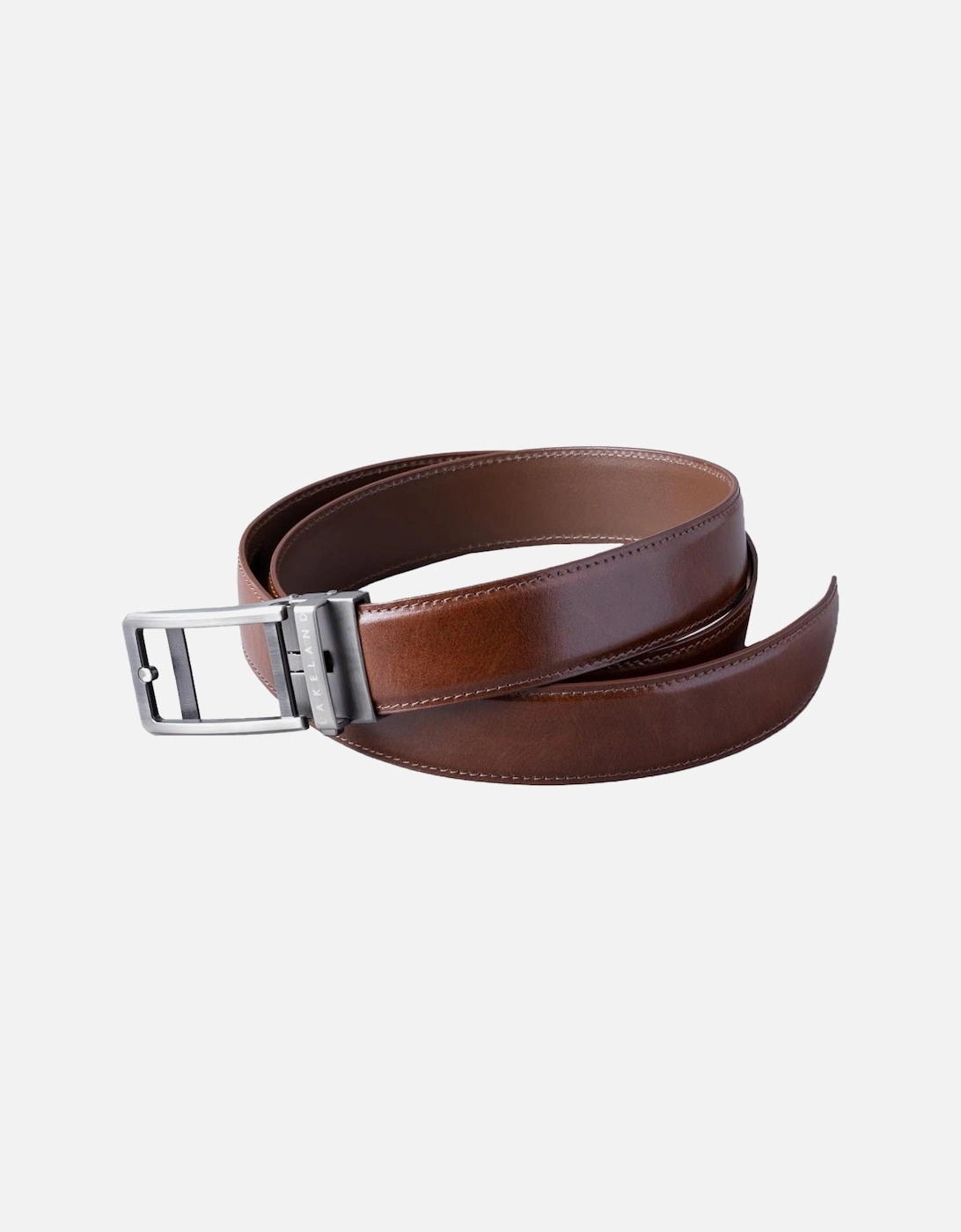 Mens Ratchet Leather Belt, 4 of 3