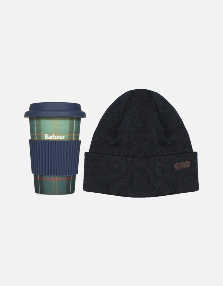 Travel Mug & Beanie Hat Men's Gift Set