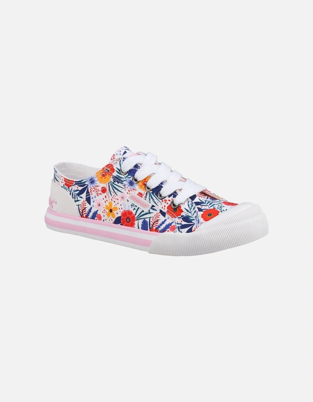Jazzin Malden Floral Womens Canvas Trainers, 5 of 4