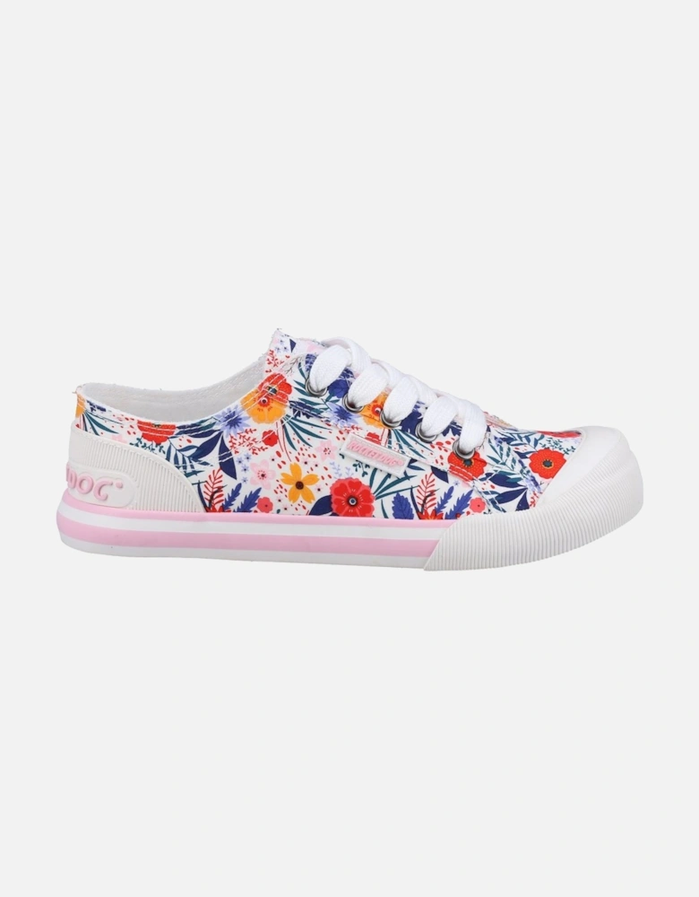 Jazzin Malden Floral Womens Canvas Trainers