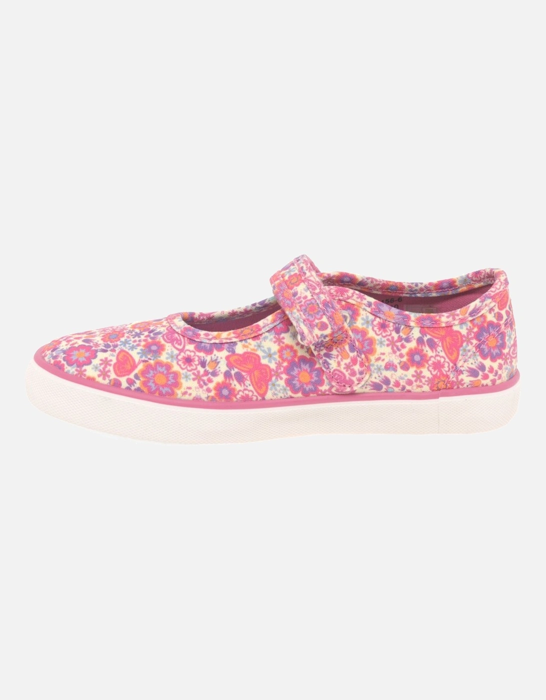 Busy Lizzie Girls Infant Canvas Shoes