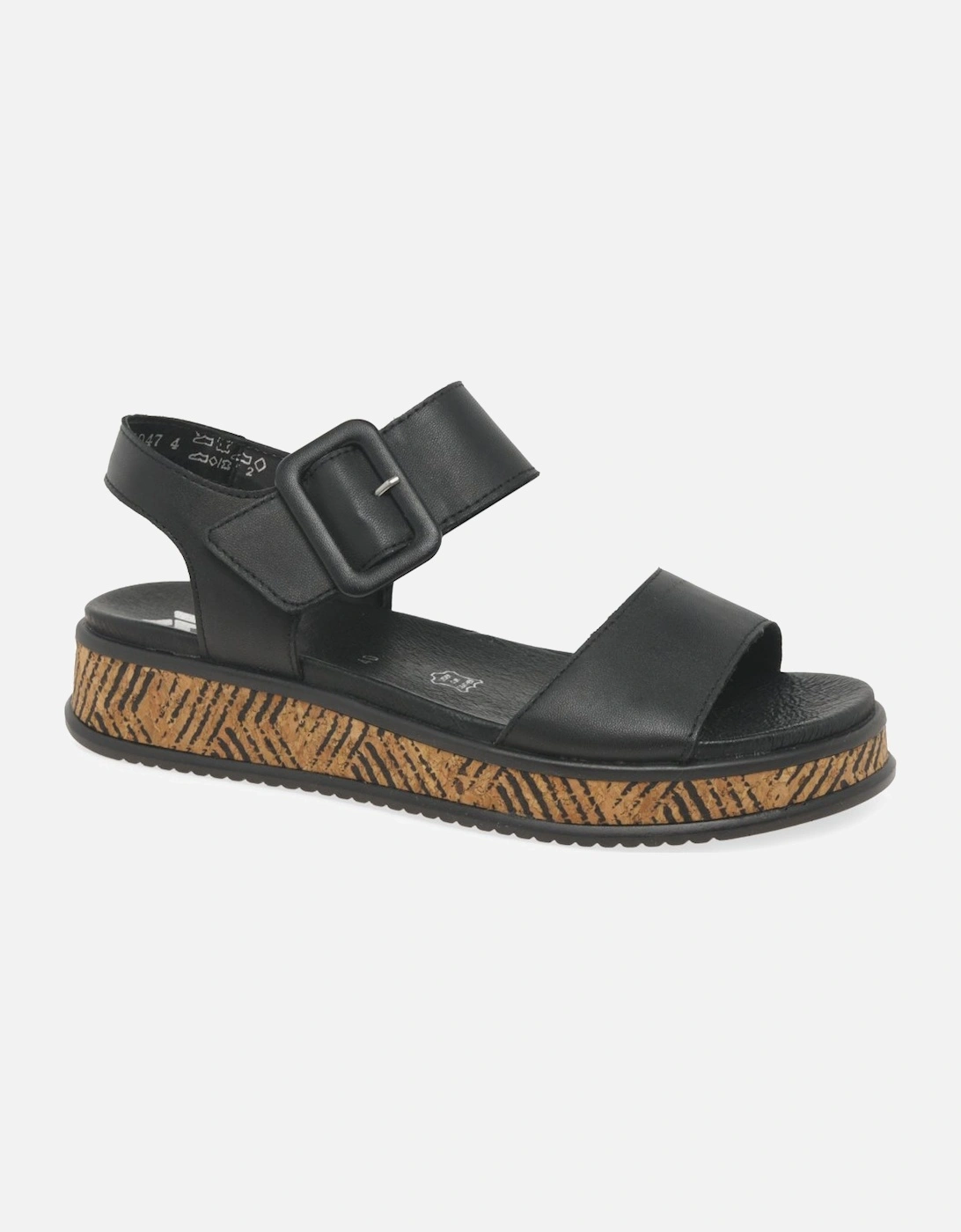 Rieker Women's Black Mode Sandals - : 6 Size 6