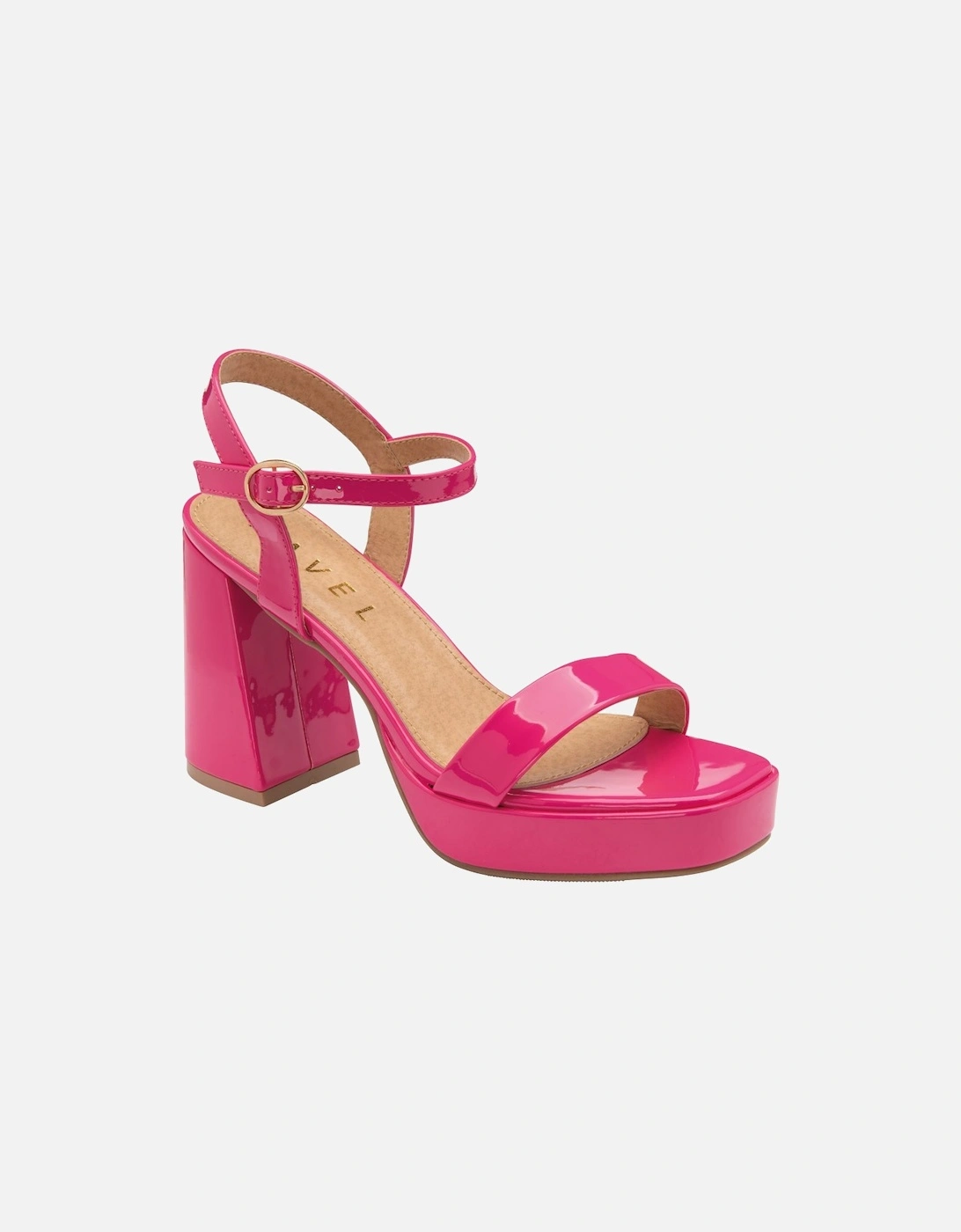 Moray Womens Heeled Sandals, 5 of 4
