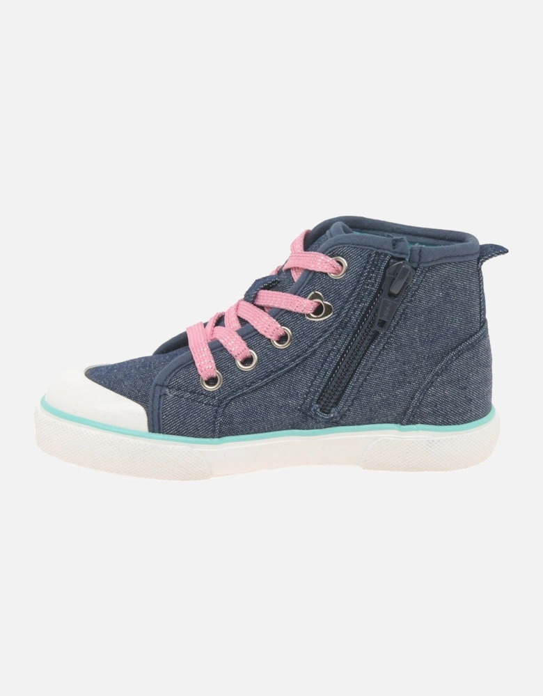 Secret Girls High Top Canvas Boots