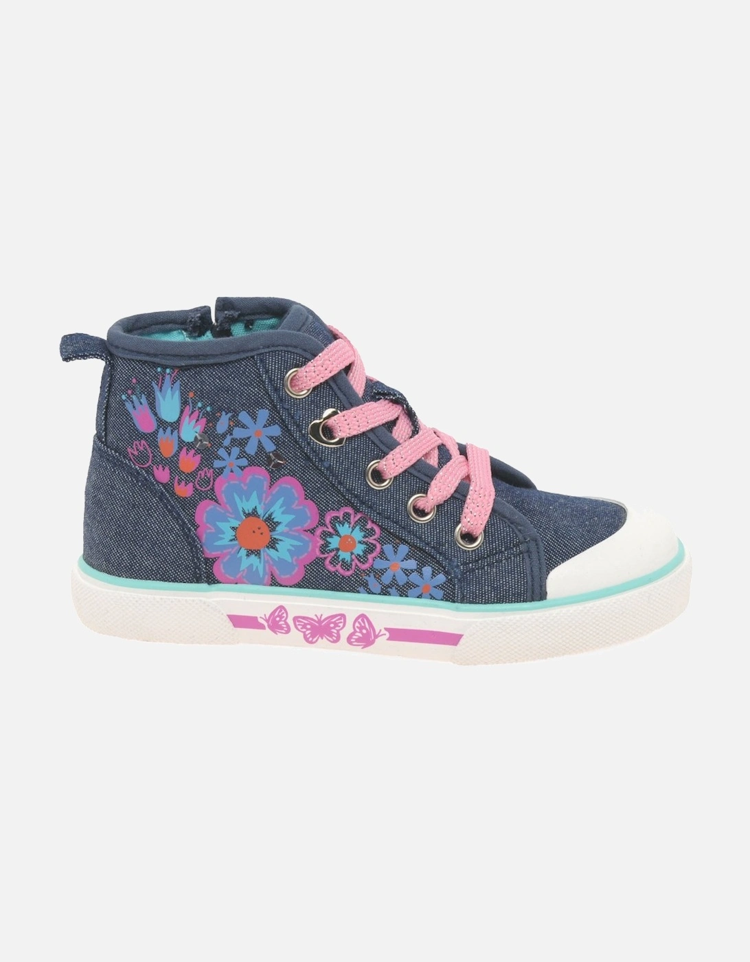 Secret Girls High Top Canvas Boots