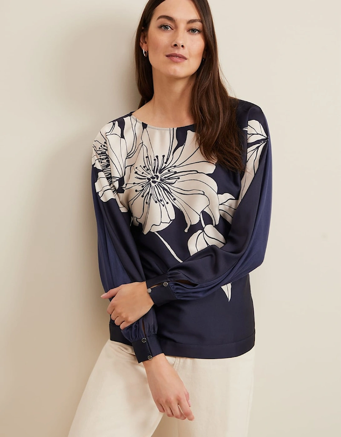 Alora Floral Woven Front Top, 7 of 6