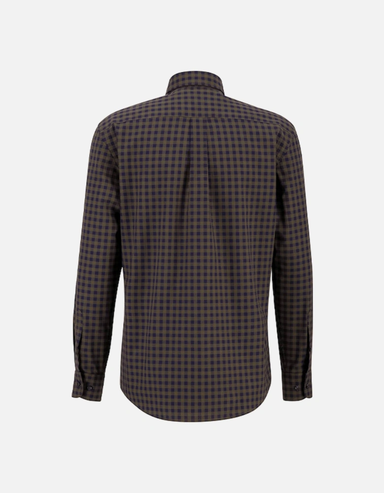 Men's Seasonal Fond Check Shirt Deep Forest