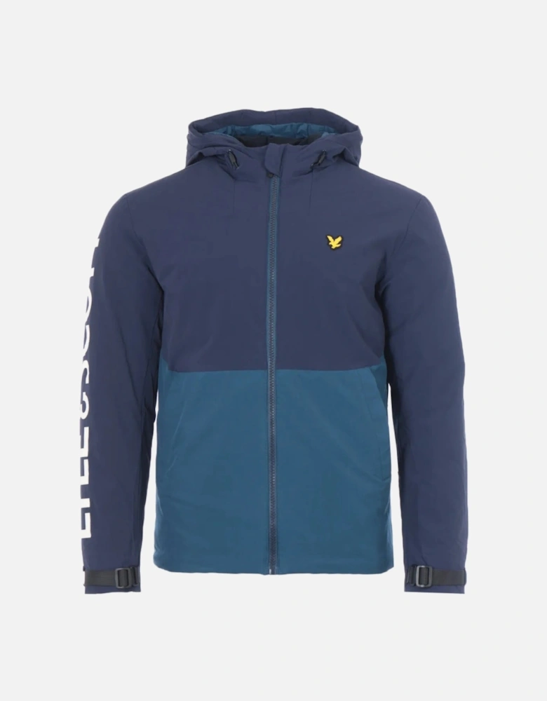 Lyle Scott Logo Insulated Navy Jacket