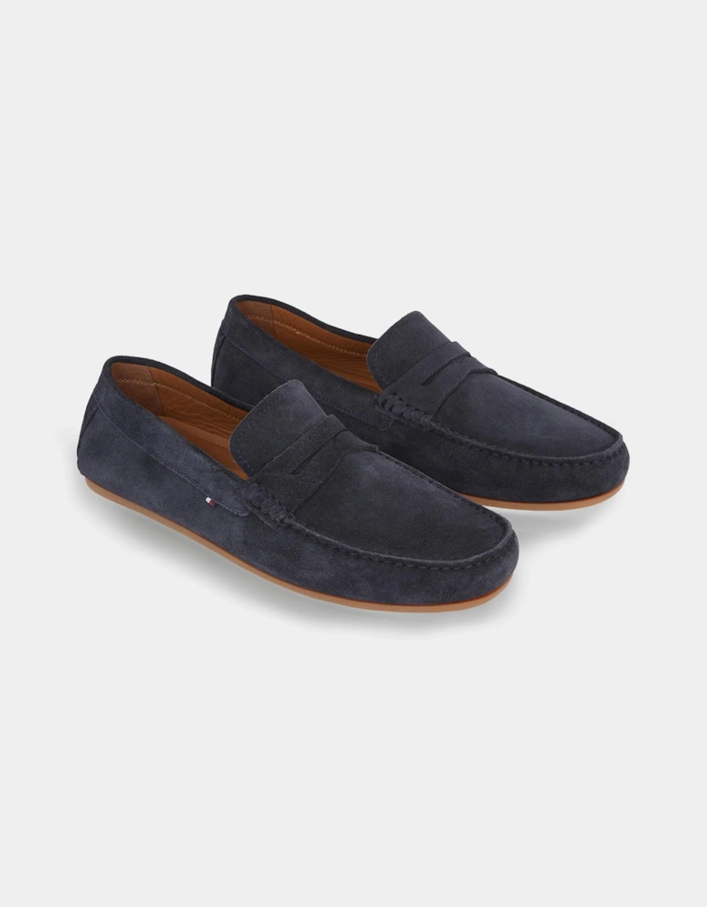 Casual Hilfiger Mens Suede Driving Shoes