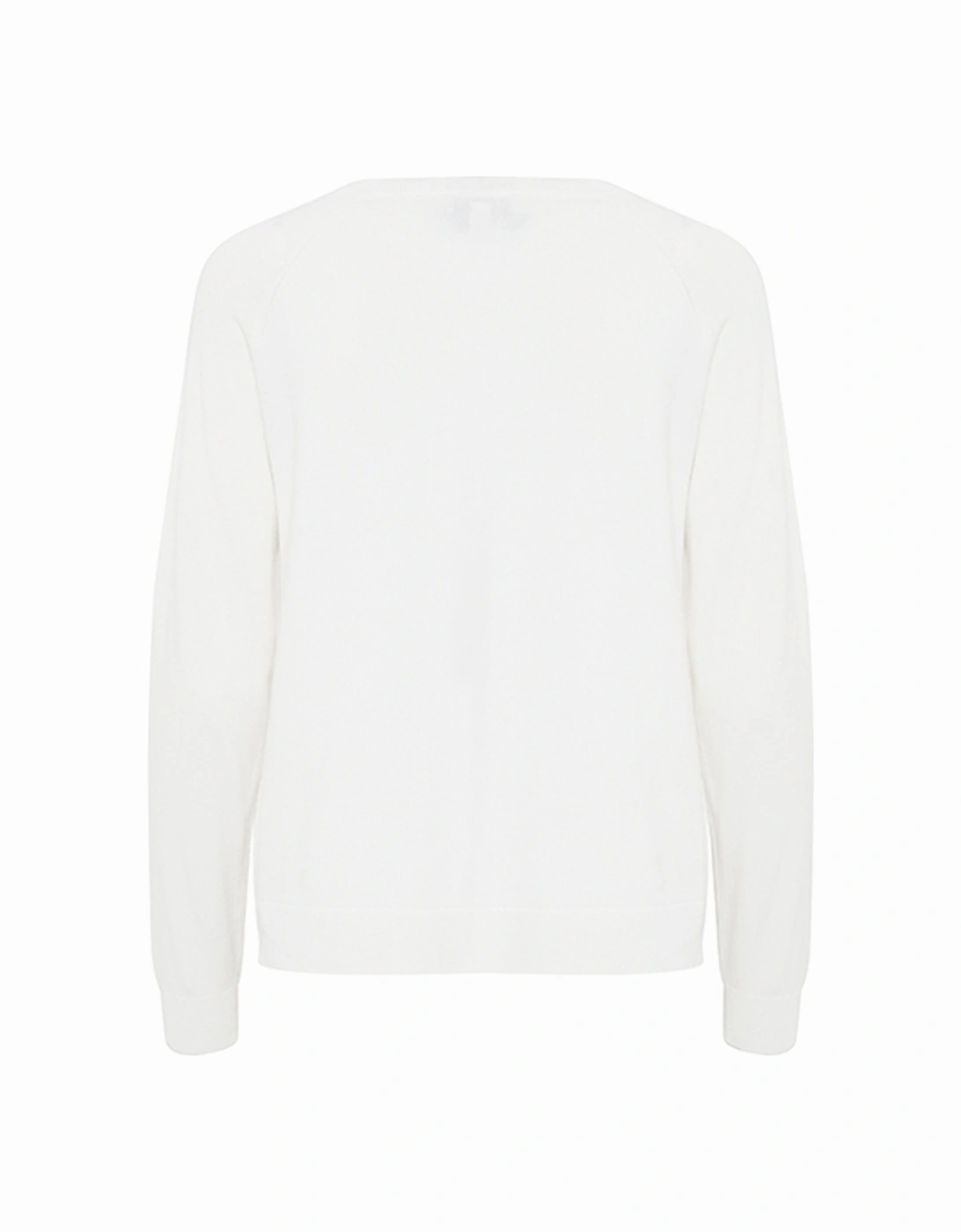 B Young Women's Bymmorla Basic O Neck Pullover Off White