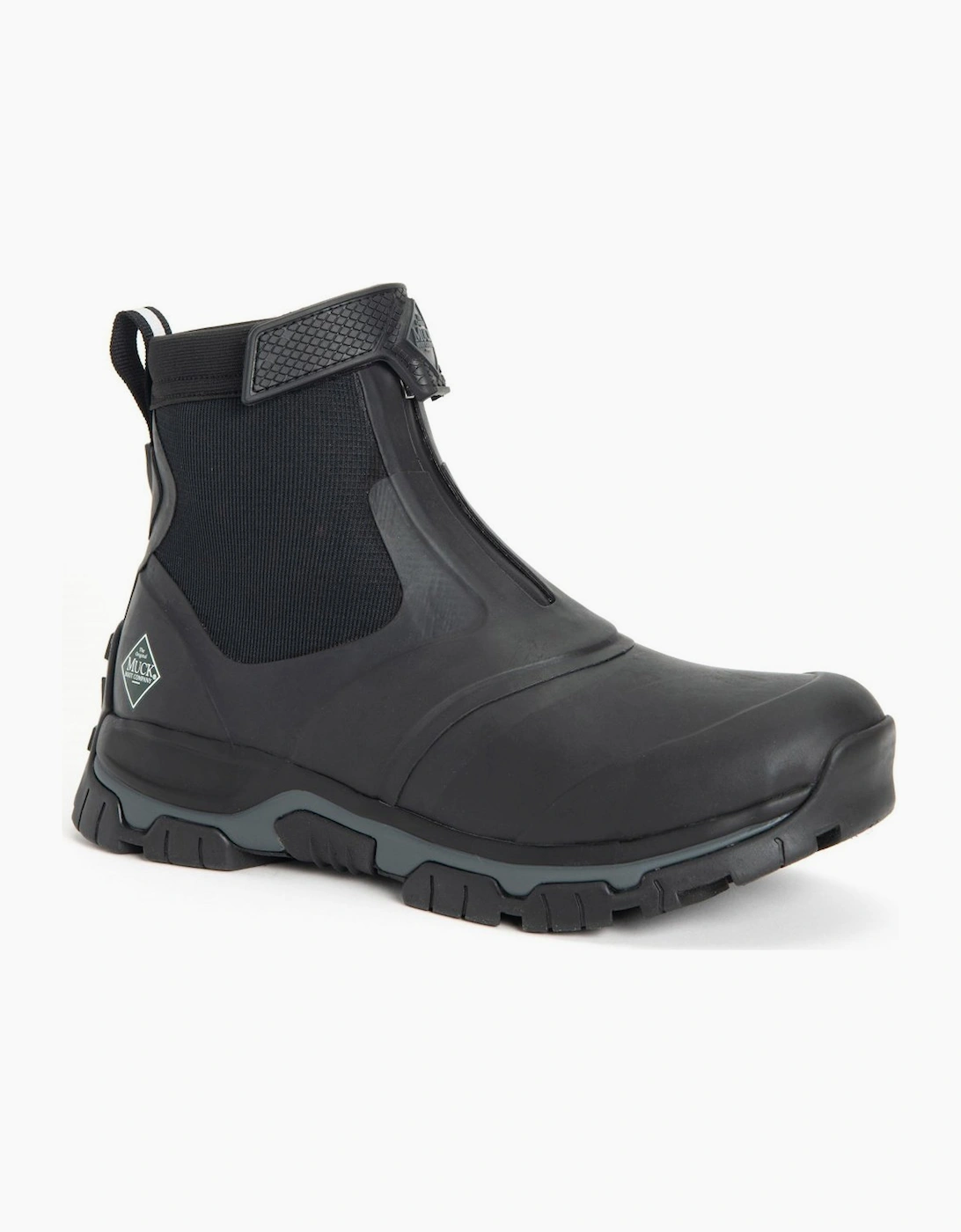 Muck Boot Men's Black Apex Mid Zip Wellingtons - Size: 13
