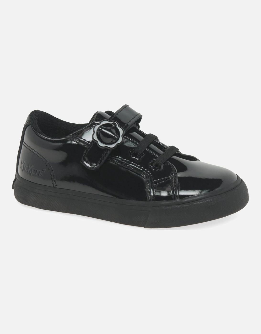 Tovni Lo Bloom Girls Riptape School Shoes, 6 of 5