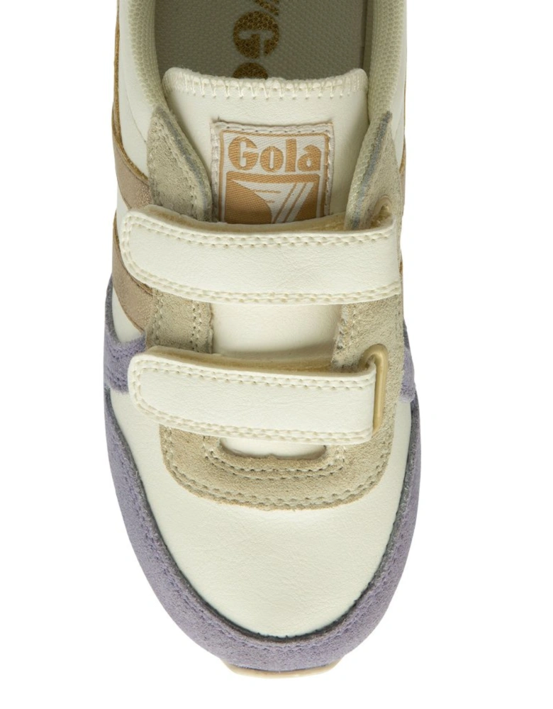 Daytona Quadrant Strap Girls Trainers